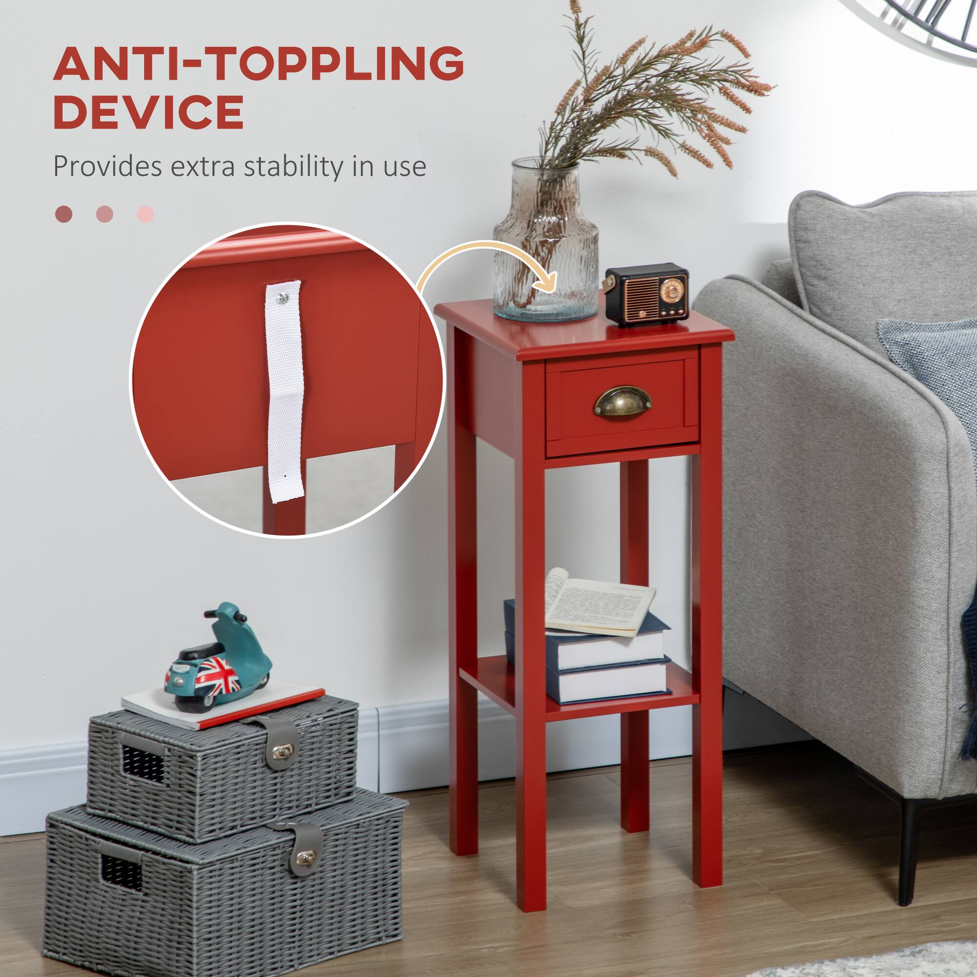 ANTI-TOPPLING DEVICE
Provides extra stability in use