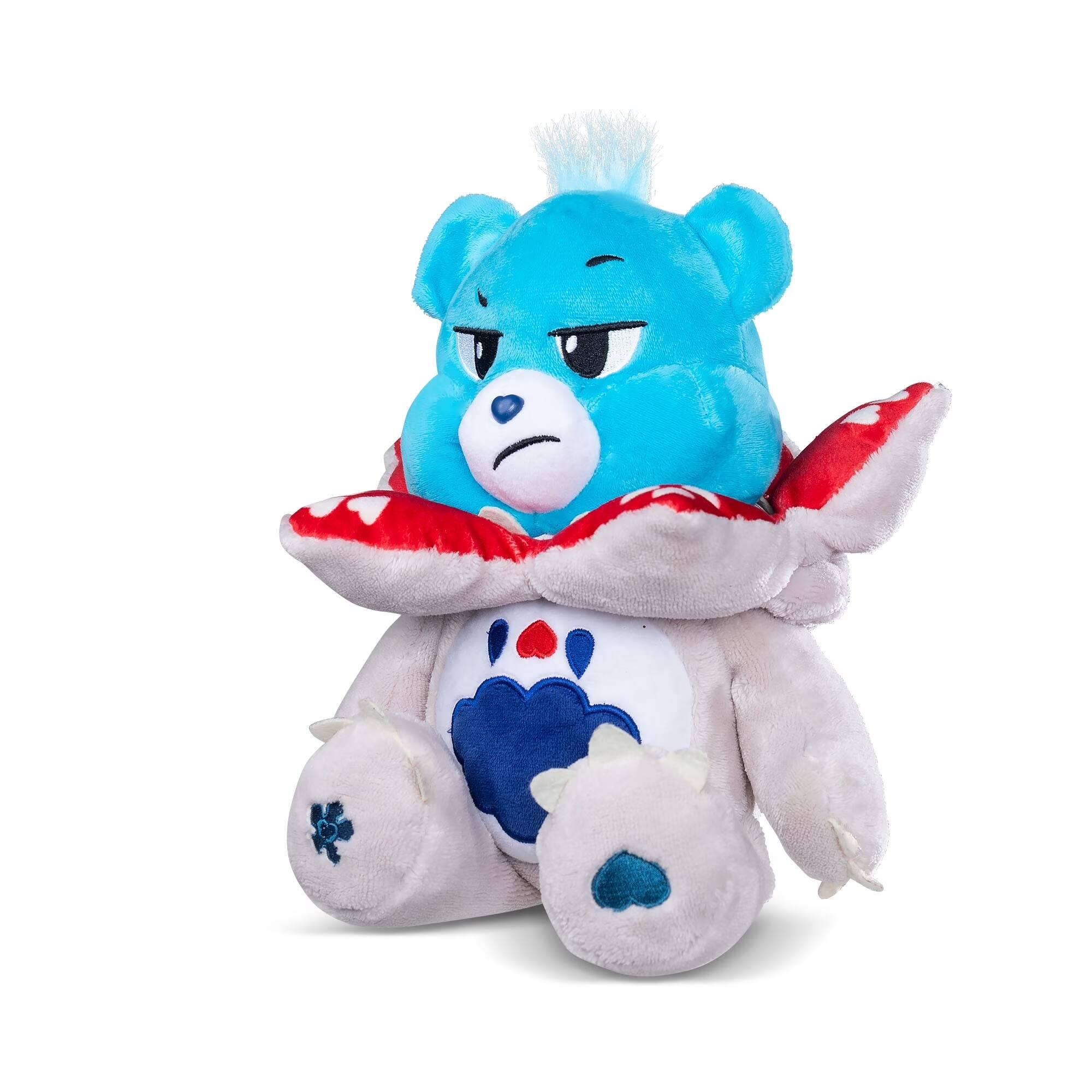 Alt View 3. Care Bears - Care Bears x Stranger Things Grumpy Bear as Demogorgon 12 Inch Plush - Black.