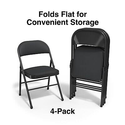Folds Flat for Convenient Storage  
4-Pack