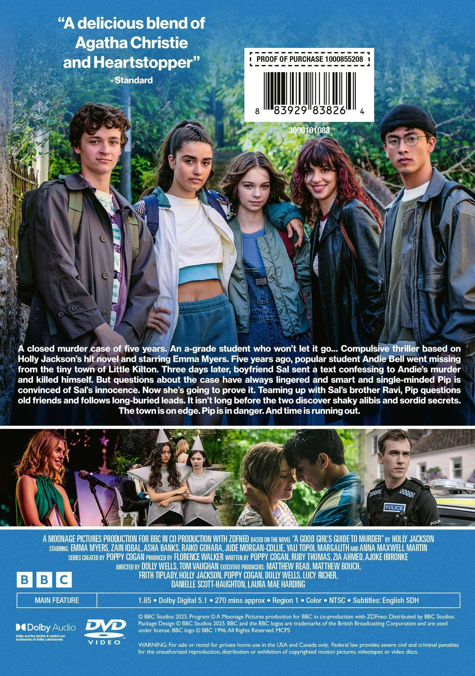 Back. A Good Girl's Guide to Murder: Season One   - DVD.