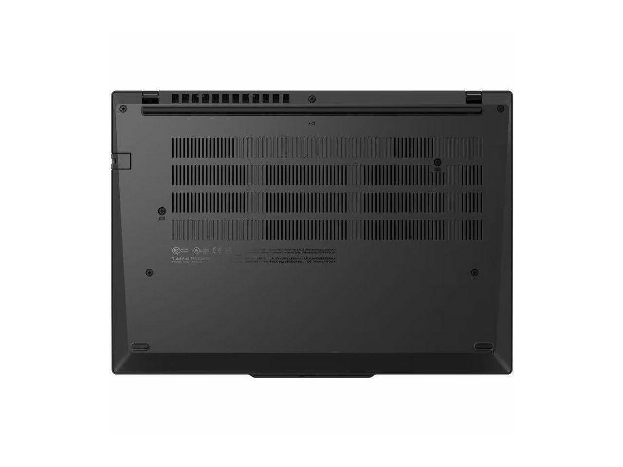 Alt View 7. Lenovo - Lenovo ThinkPad T14 Gen 5 14.0" Touch Screen Intel Core Ultra 7 165U 32GB Memory 512GB SSD Windows 11 Pro 21ML008NUS - Black.