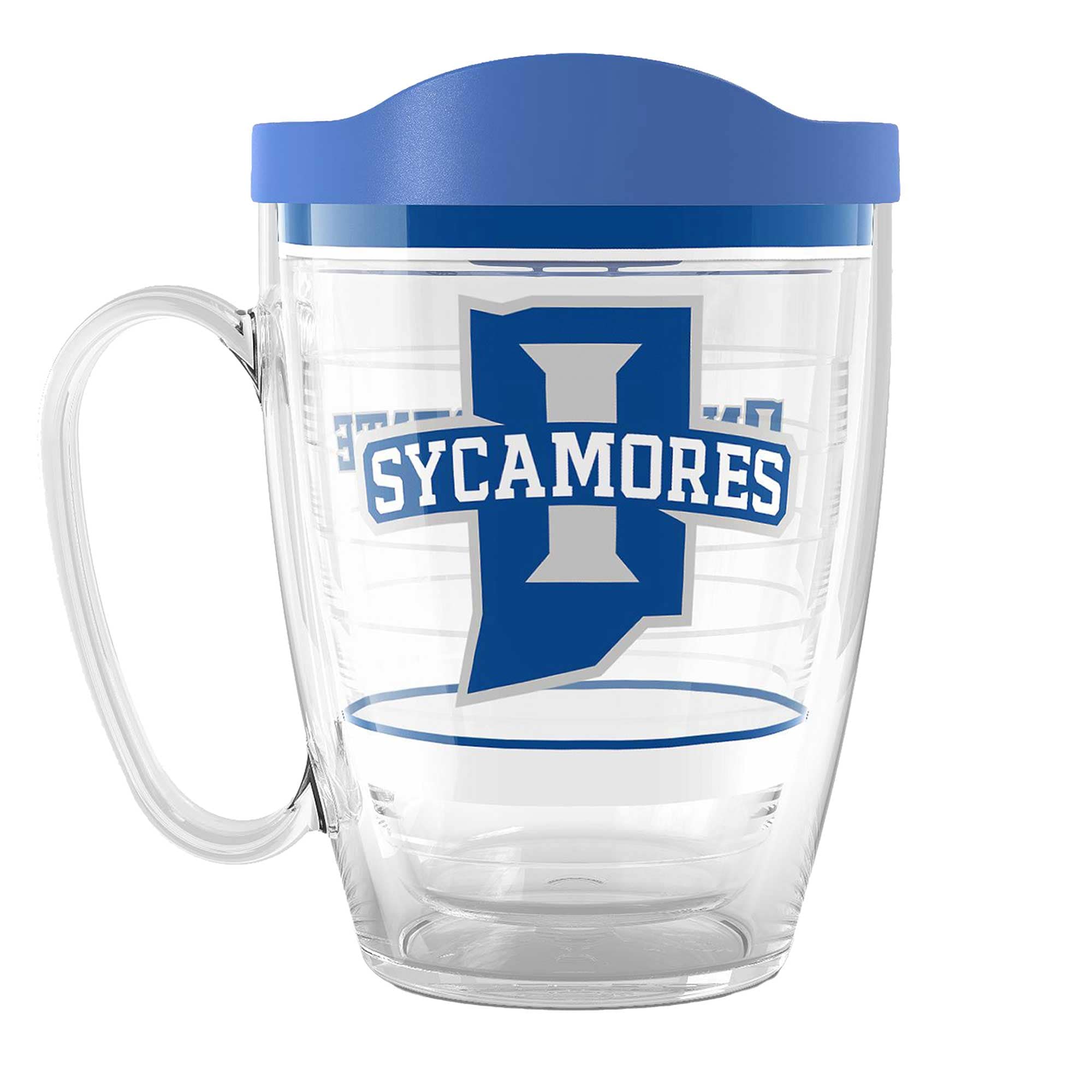 Front. Tervis - Indiana State Sycamores 16oz. Tradition Classic Mug - Multicolor.