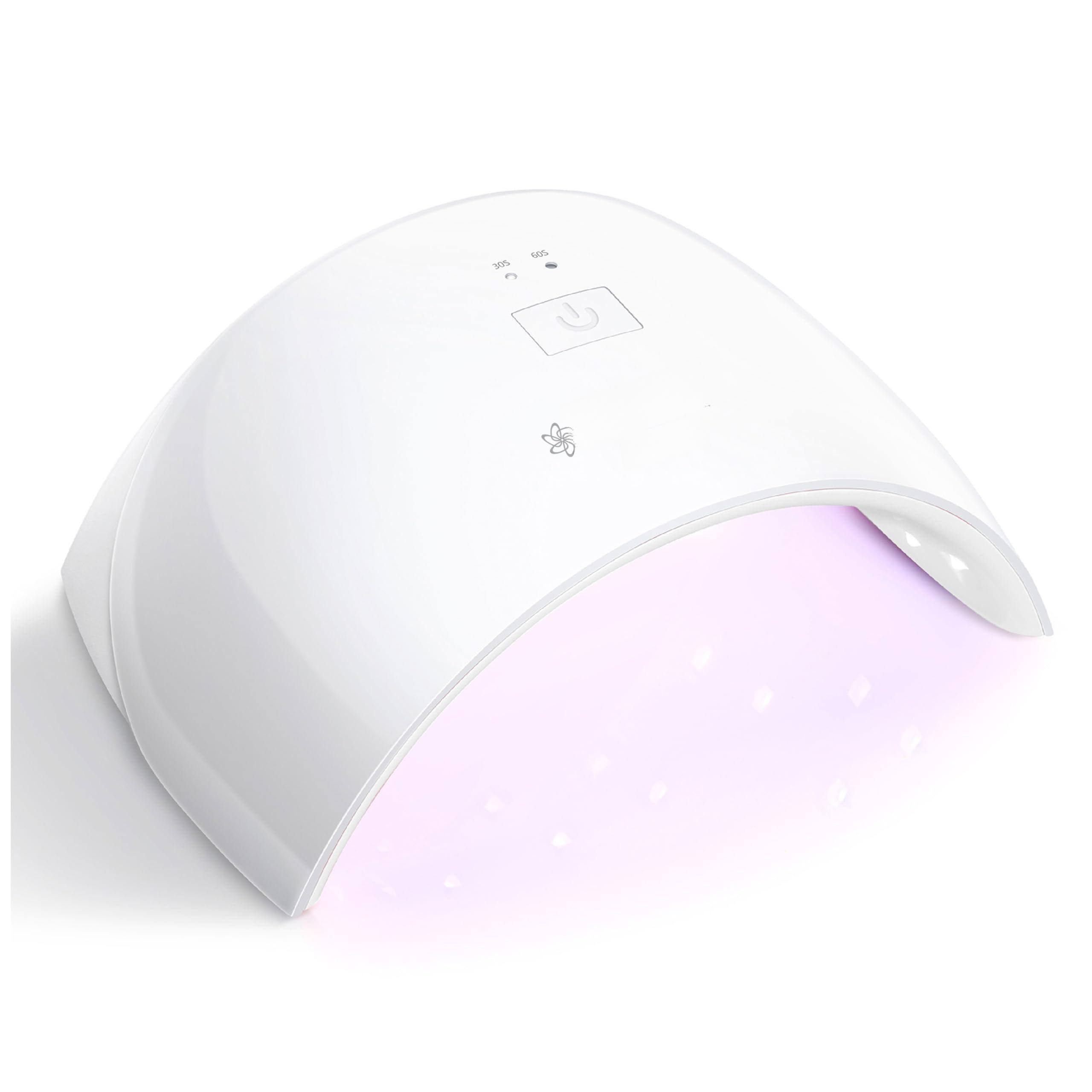 Front. PARKER SLATER - Nail Kit UV Light Gel Polish Quick Drying Auto Sensor:SUN9Cdryer with dual source shorten curing time andall gels.