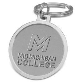 Jardine - Mid Michigan College Split-Wire Key Ring - Silver