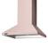 Front. Viking - 30" Viking 3-Series Chimney Wall Hood - Blush.