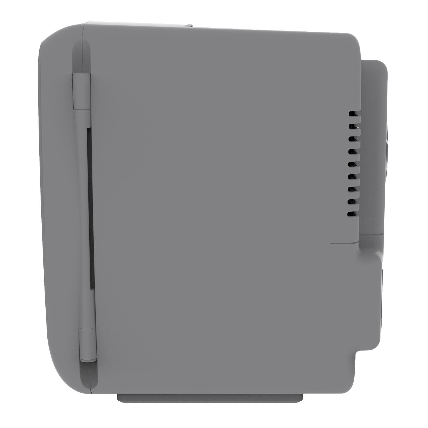 Alt View 2. Frigidaire - 0.14 Cu Ft Mini Fridge, Bluetooth Speaker Grille Door - Pewter.