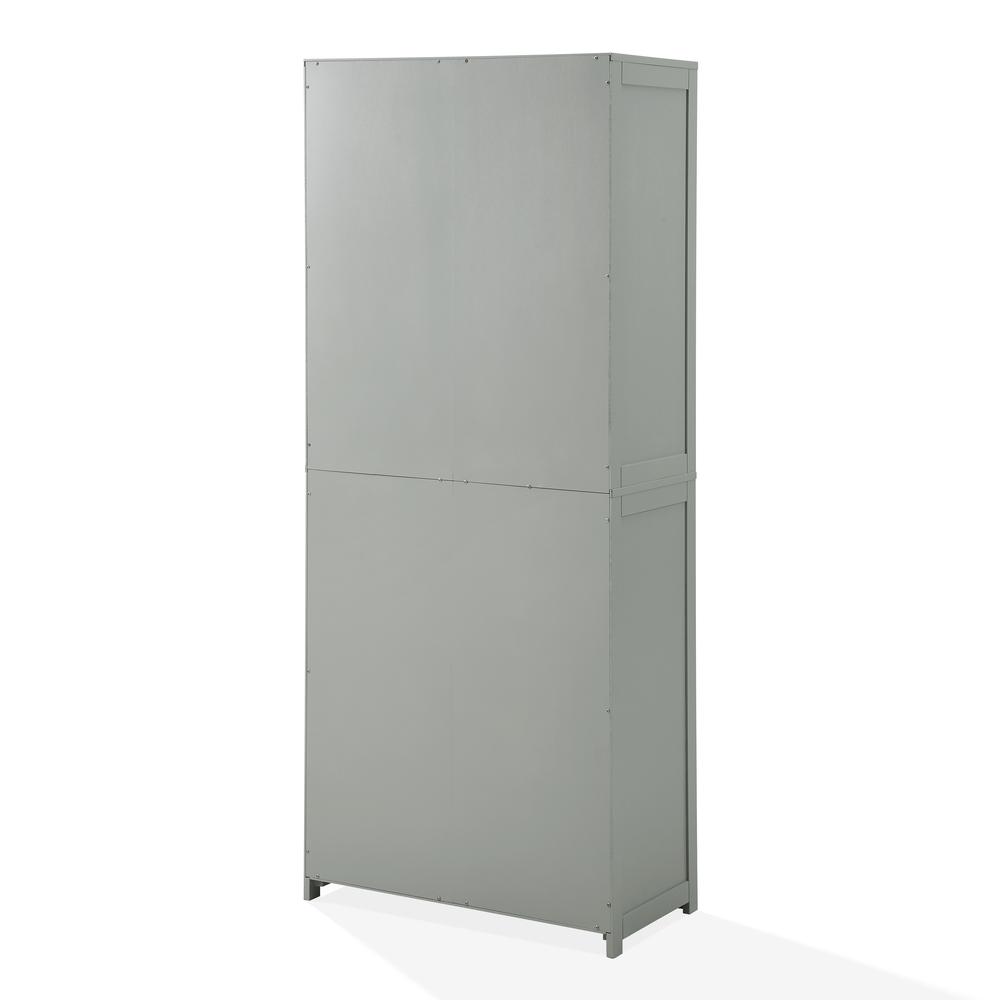 Back. Crosley Furniture - Savannah Tall Kitchen Storage Pantry - Gray.