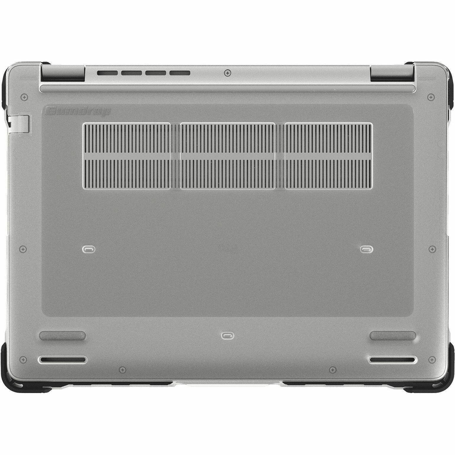 Alt View 1. Gumdrop - Gumdrop SlimTech for Dell Pro 14 - For Dell Notebook - Textured grip - Bump Resistant, Drop Resistant, Scratch - Black.