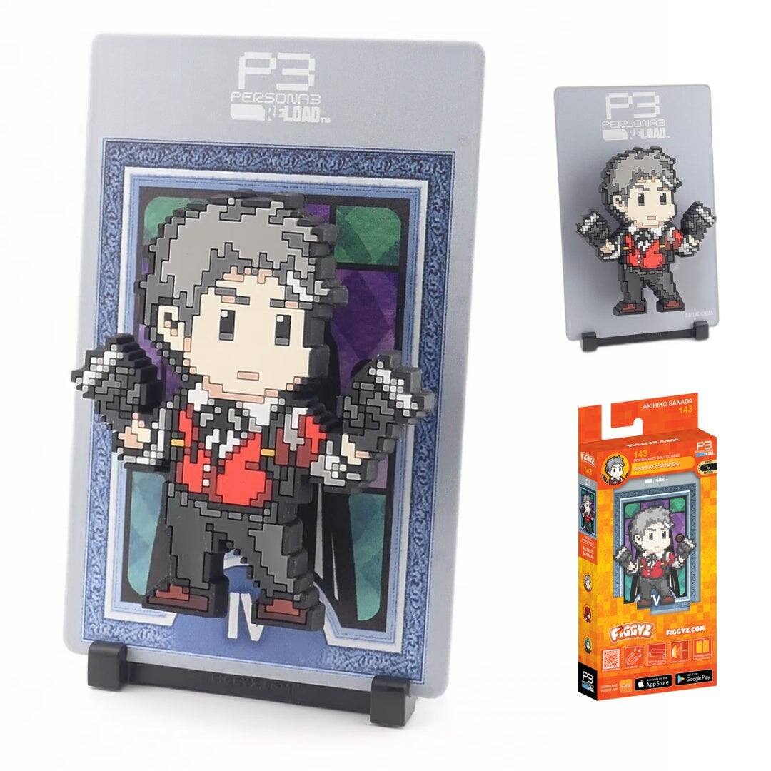 PERSONA3 #LOAD  
P3 PERSONA3 *LOAD.  
AKIHIKO SANADA 143  
143 SANADA  
P3  
FLOGYZ FIGGYZ.COM  
App Store  
Google