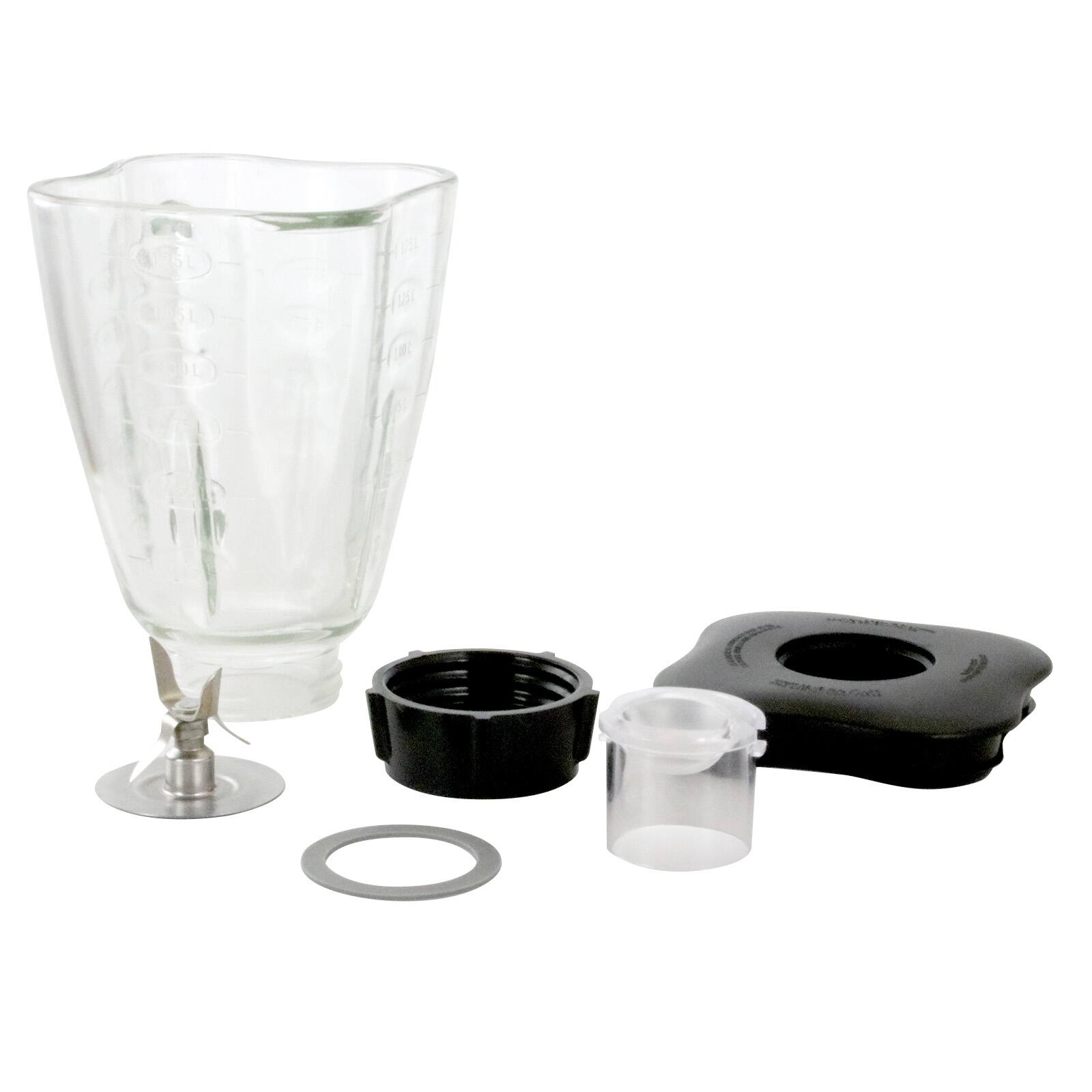 Alt View 3. Better Chef - Better Chef 6 Piece 59 Oz Square Blender Glass Jar Replacement Kit - Clear.