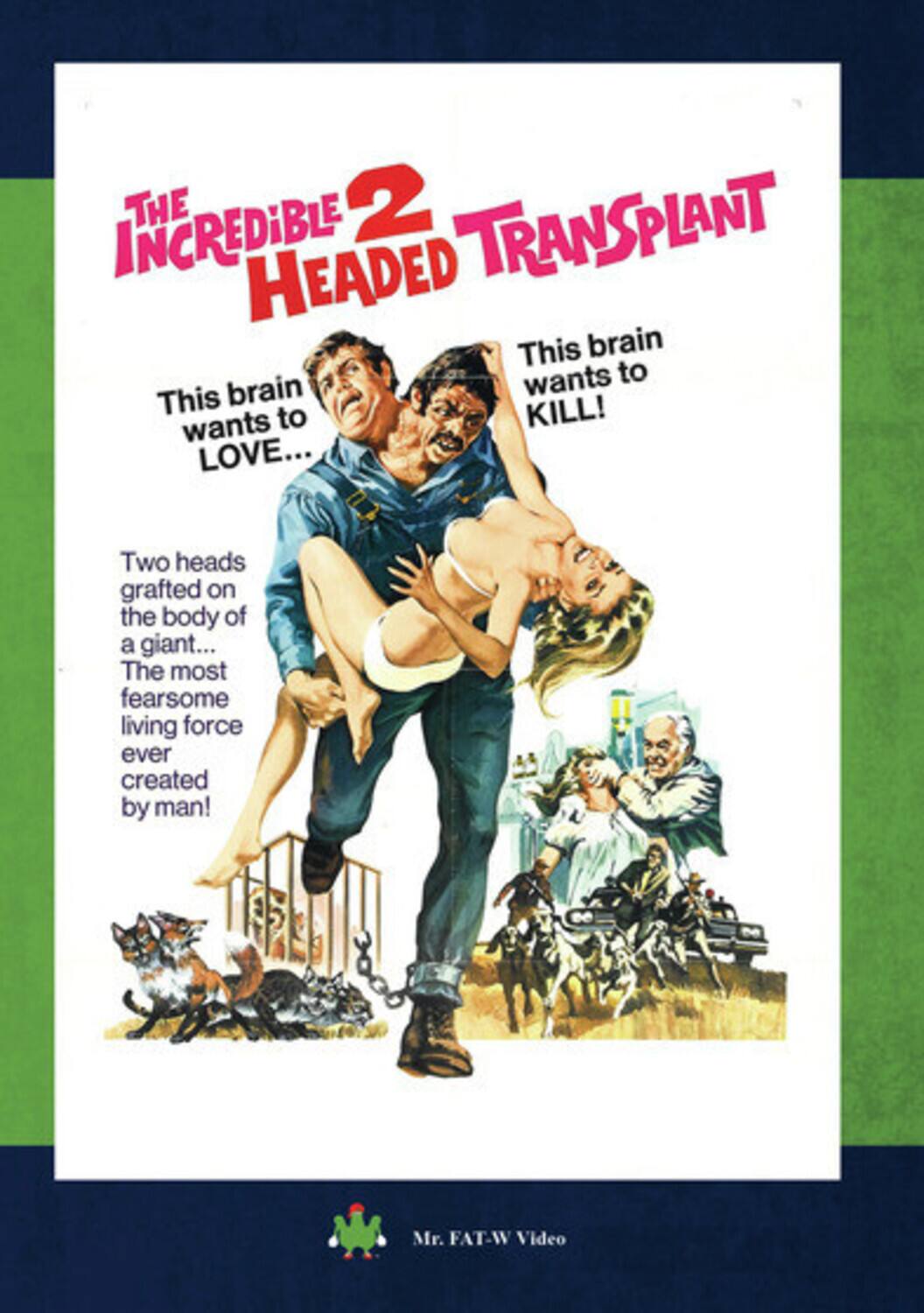 The Incredible 2-Headed Transplant   - DVD price history on PriceWatchPro