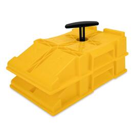 Camco - FasTen Premium RV Leveling Trailer Ramps with T-Handle, 2.5" Lift, 2-Pack