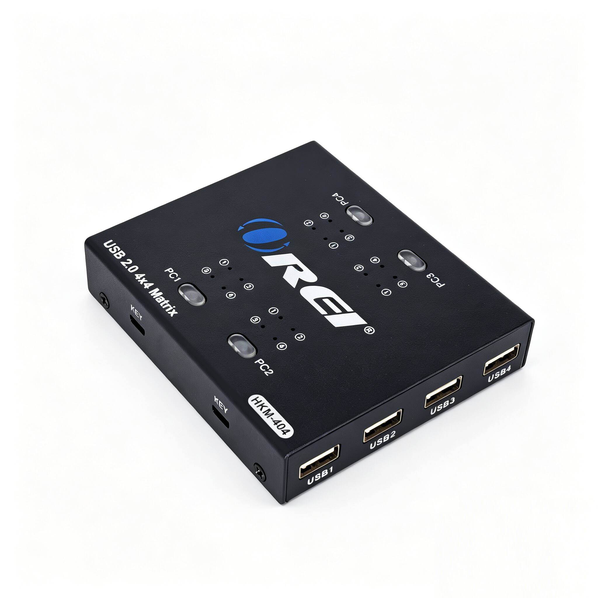 USB 2.0 PCI 4x4 KEA Matrix PC4 Y 7 C 1 F N D . 4 REI J 7 3 M O PC2 KEY HKM-404 USB2 7 USB: C3 USB3 USB4