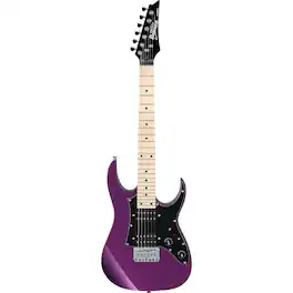 Ibanez - miKro GRGM21M Electric Guitar, Maple Fretboard, Metallic Purple