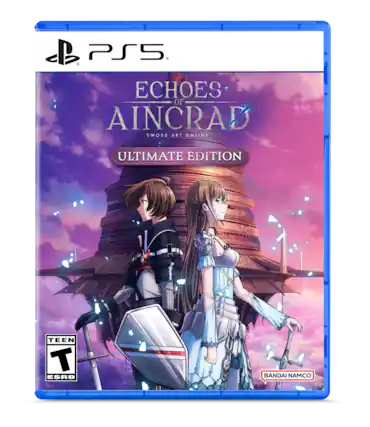PS5 ECHOES OF AINCRADE SWORD ART ONLINE ULTIMATE EDITION TEEN T ESRB BANDAI NAMCO - T (Teen 13+)