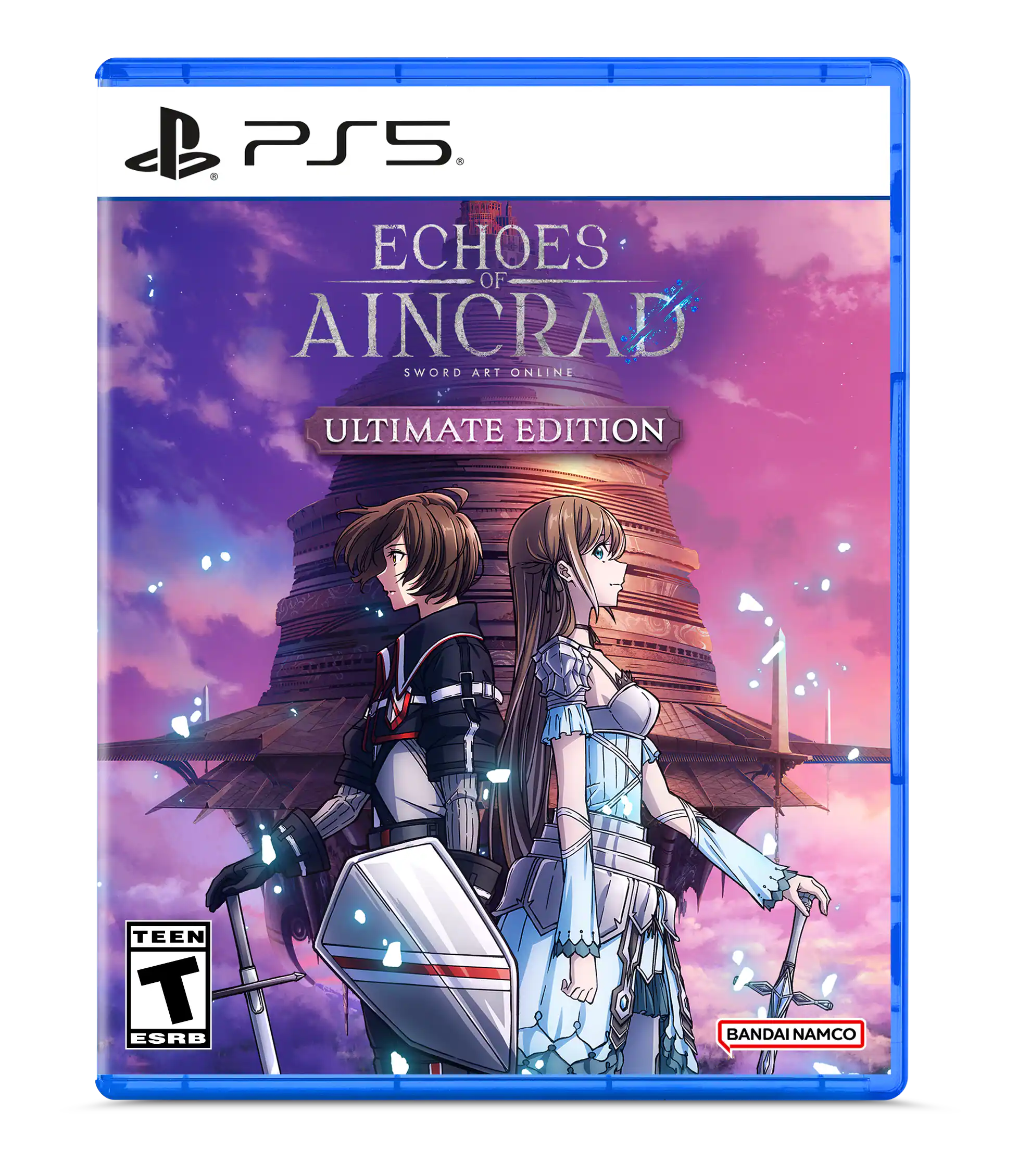 PS5 ECHOES OF AINCRADE SWORD ART ONLINE ULTIMATE EDITION TEEN T ESRB BANDAI NAMCO - T (Teen 13+)