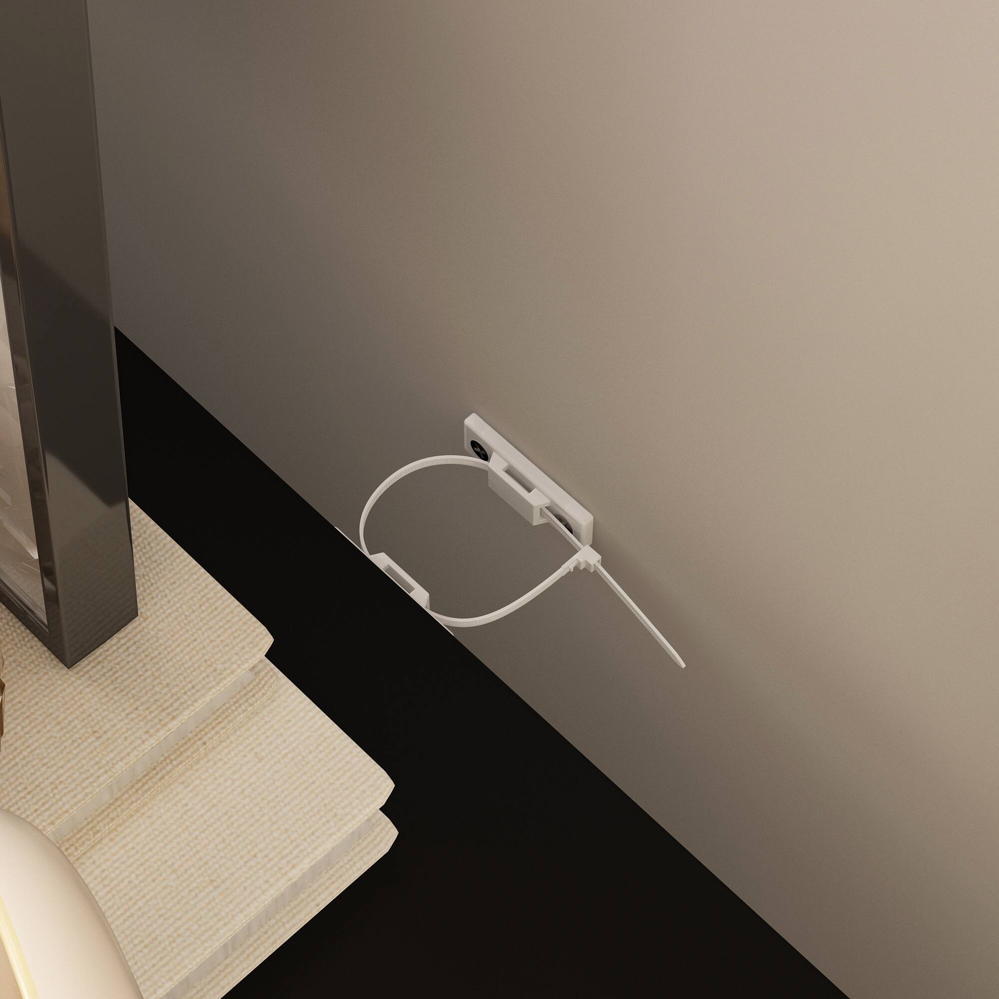 Alt View 9. FUFU & GAGA - FUFU&GAGA Black 9 - Drawer Dresser: Stylish Storage with Solid Wood Legs - Black.