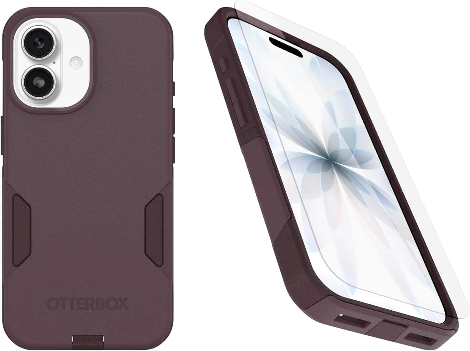 OtterBox - iPhone 17 (Only) Bundle: Commuter Series MagSafe Case & Screen Protector - Built-in magnets - Thin & Protective - Purple Mystery