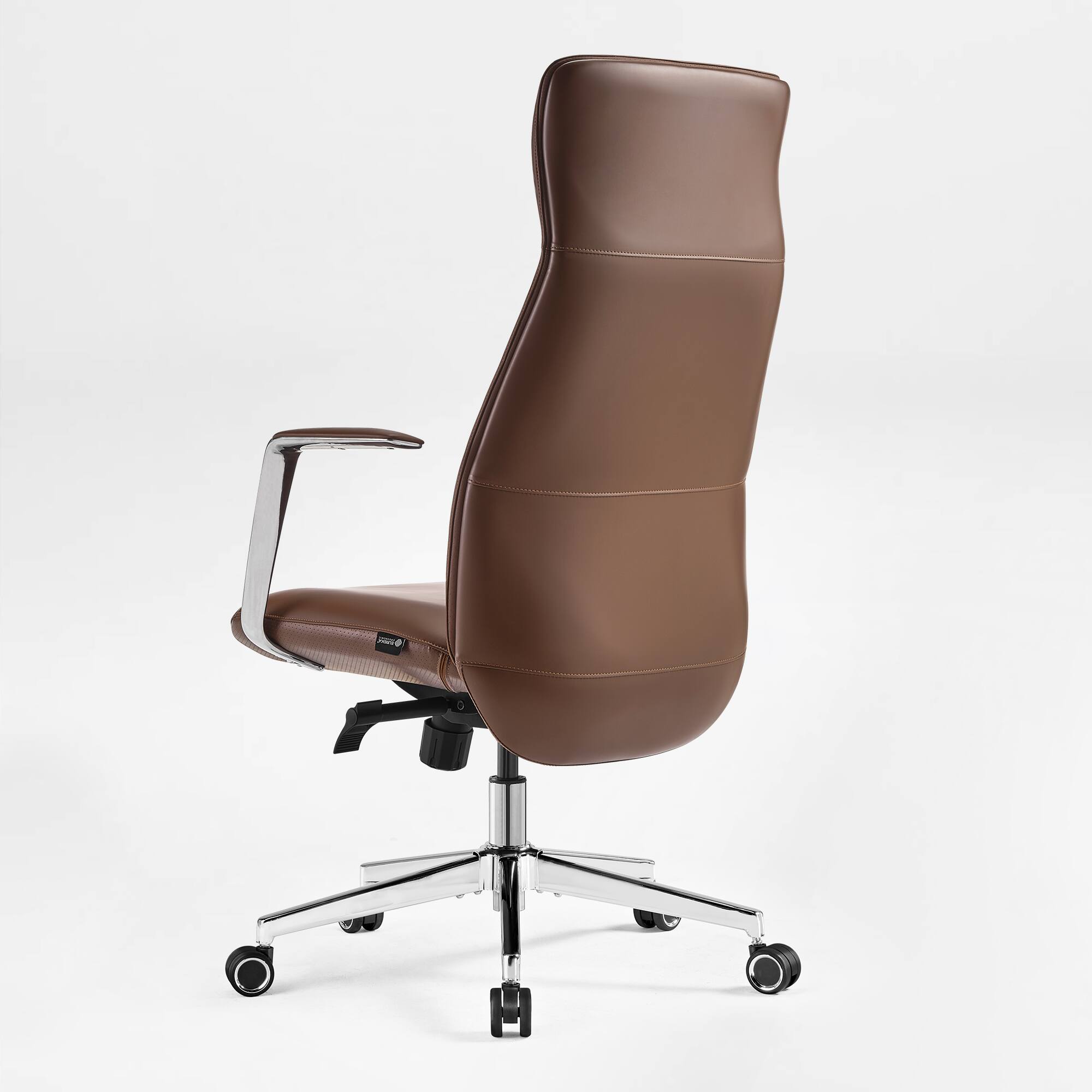 Alt View 4. Eureka Ergonomic - Ergonomic Executive Office Chair with Lumbar Support & High Back Support - Brown.