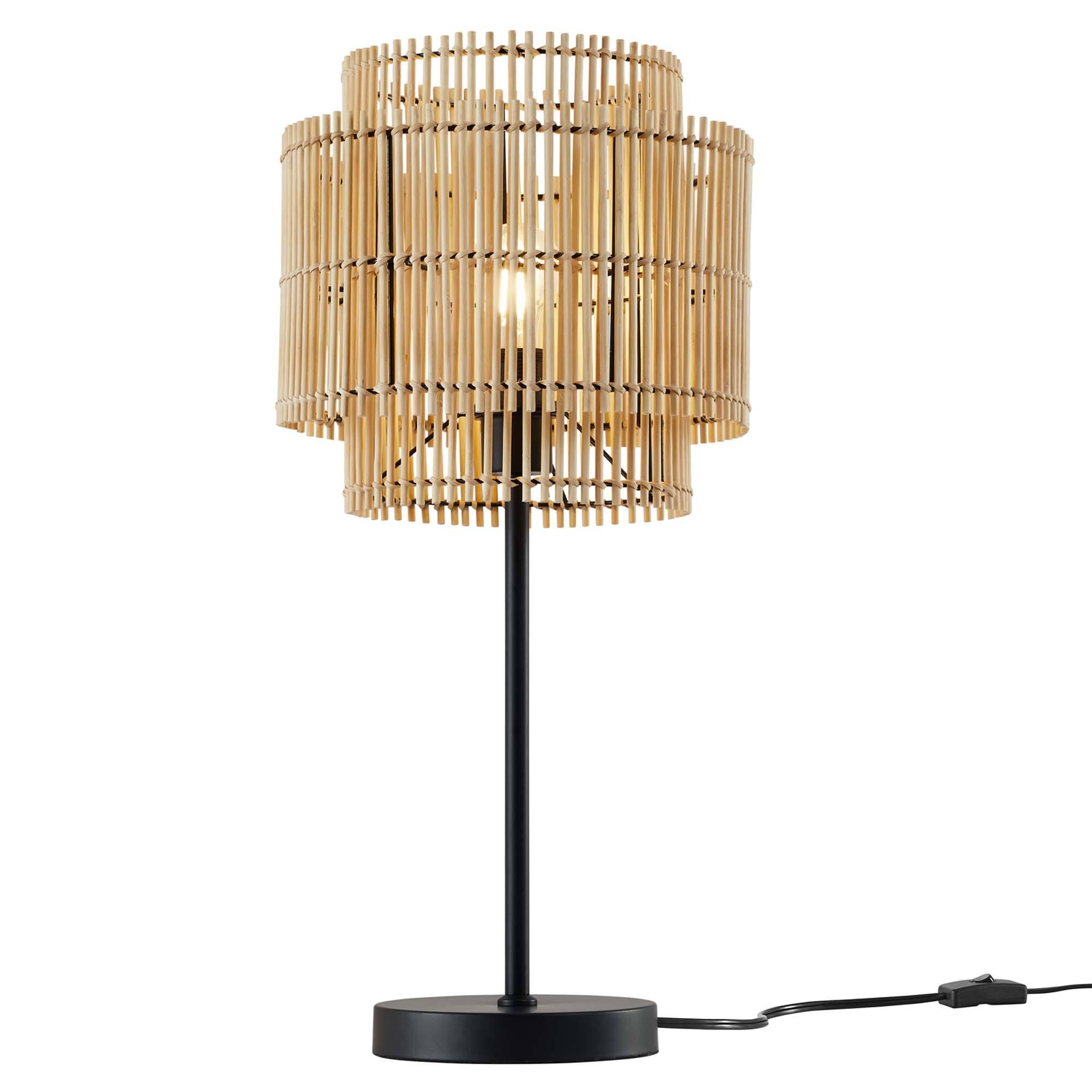 Alt View 2. Modway - Nourish Bamboo Table Lamp by Modway - Natural.