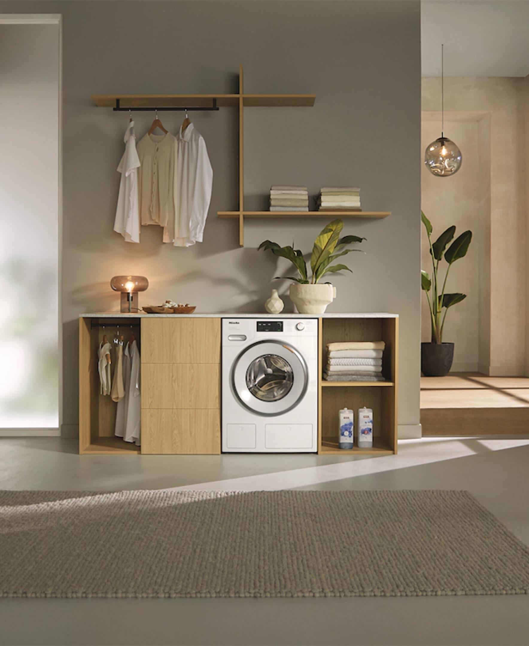 Alt View 1. Miele - WXI860 WCS TDos&IntenseWash - Lotus White.
