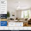52" CEILING FAN
MODERN DESIGN
WHITE FINISH
3 ABS BLADES
INTEGRATED LED LIGHT (18W)
9 SPEEDS
REMOTE INCLUDED
REVERSIBLE MOTOR
Matter ENABLED
Seamless smart home compatibility
Works with Apple Home, Google Home, Amazon Alexa, Samsung SmartThings, and more.
QUIET OPERATION
ENERGY EFFICIENT
BRIGHT LED LIGHT KIT
ALL SEASON USE
PREMIUM QUALITY
DAMP RATED
*Matter control unit sold separately.