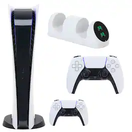 PS5 Digital Console with Extra Dualsense Controller and Dual Charging Dock - PlayStation 5