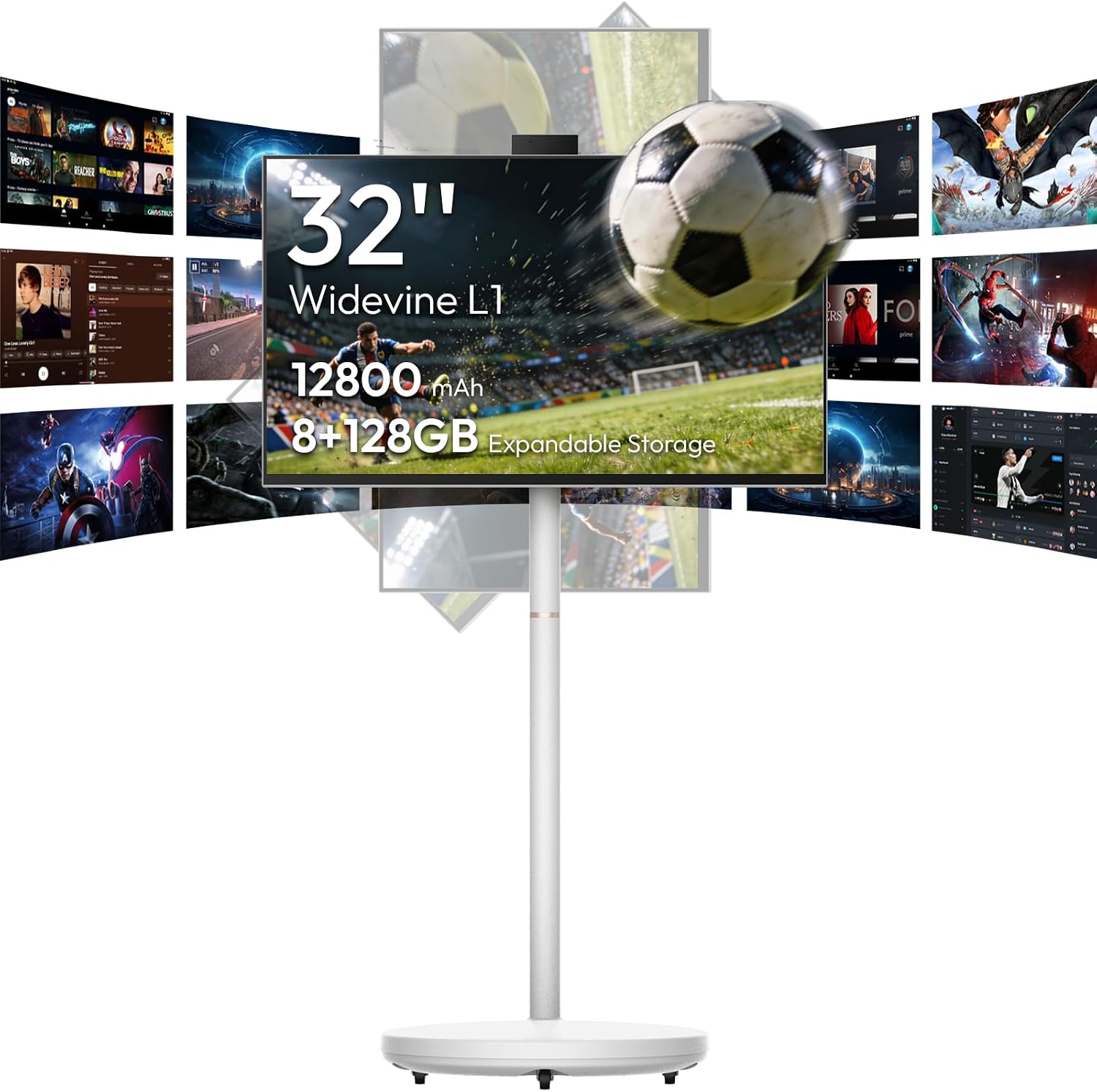 Bays
REACHER
32" Widevine L1
RS
FO
12800 mAh
8+128GB Expandable Storage