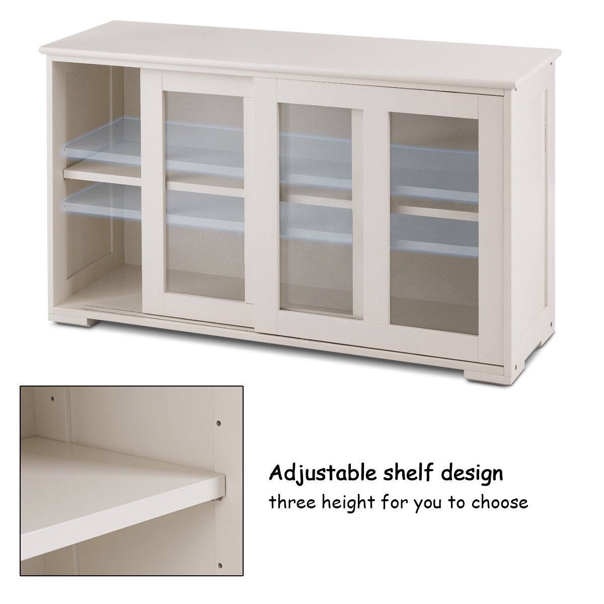 Adjustable shelf design, three height for you to choose.