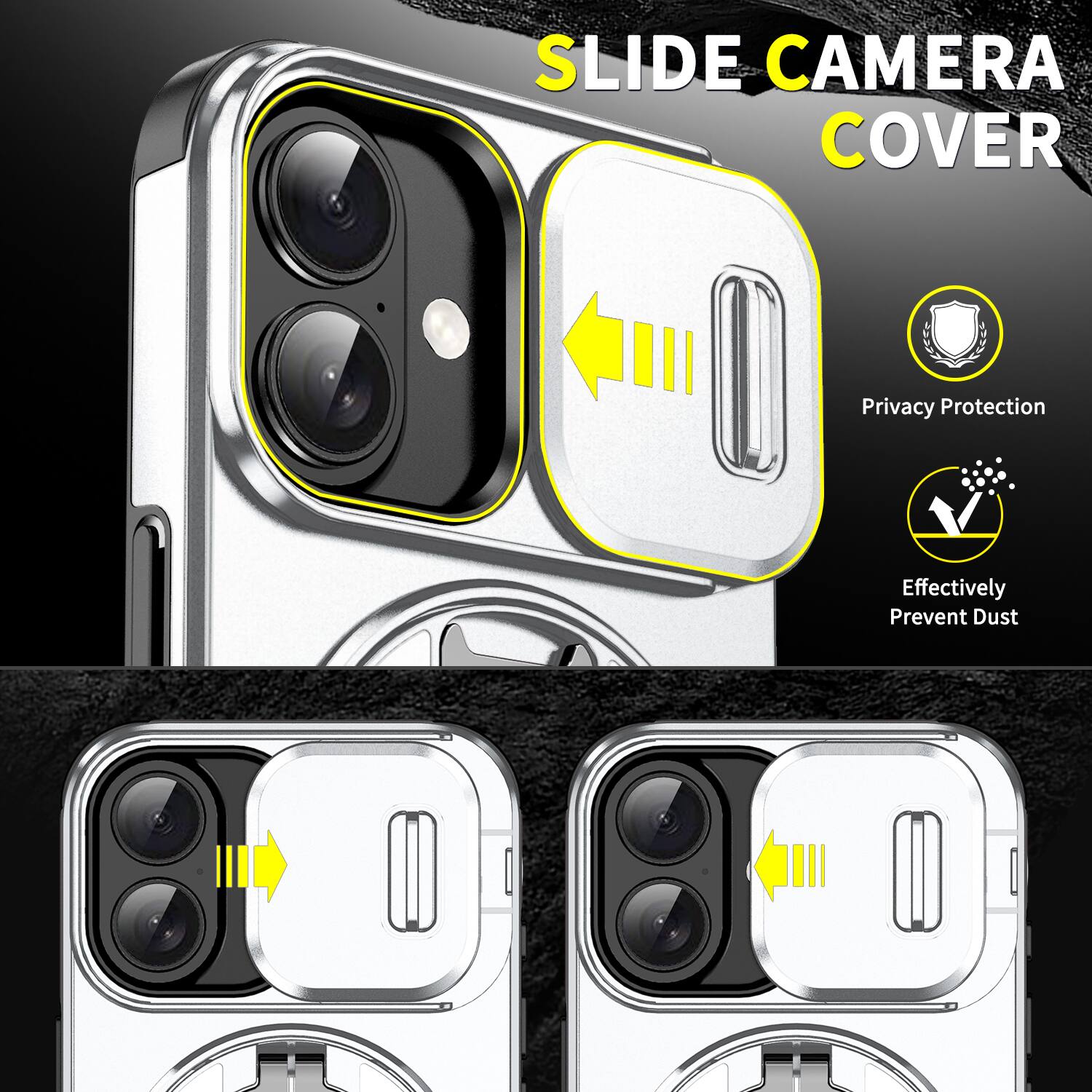 SLIDE CAMERA COVER  
Privacy Protection  
Effectively Prevent Dust
