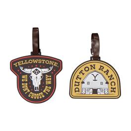 Concept One - Yellowstone Dutton Ranch 2PC Luggage Tags - Multi