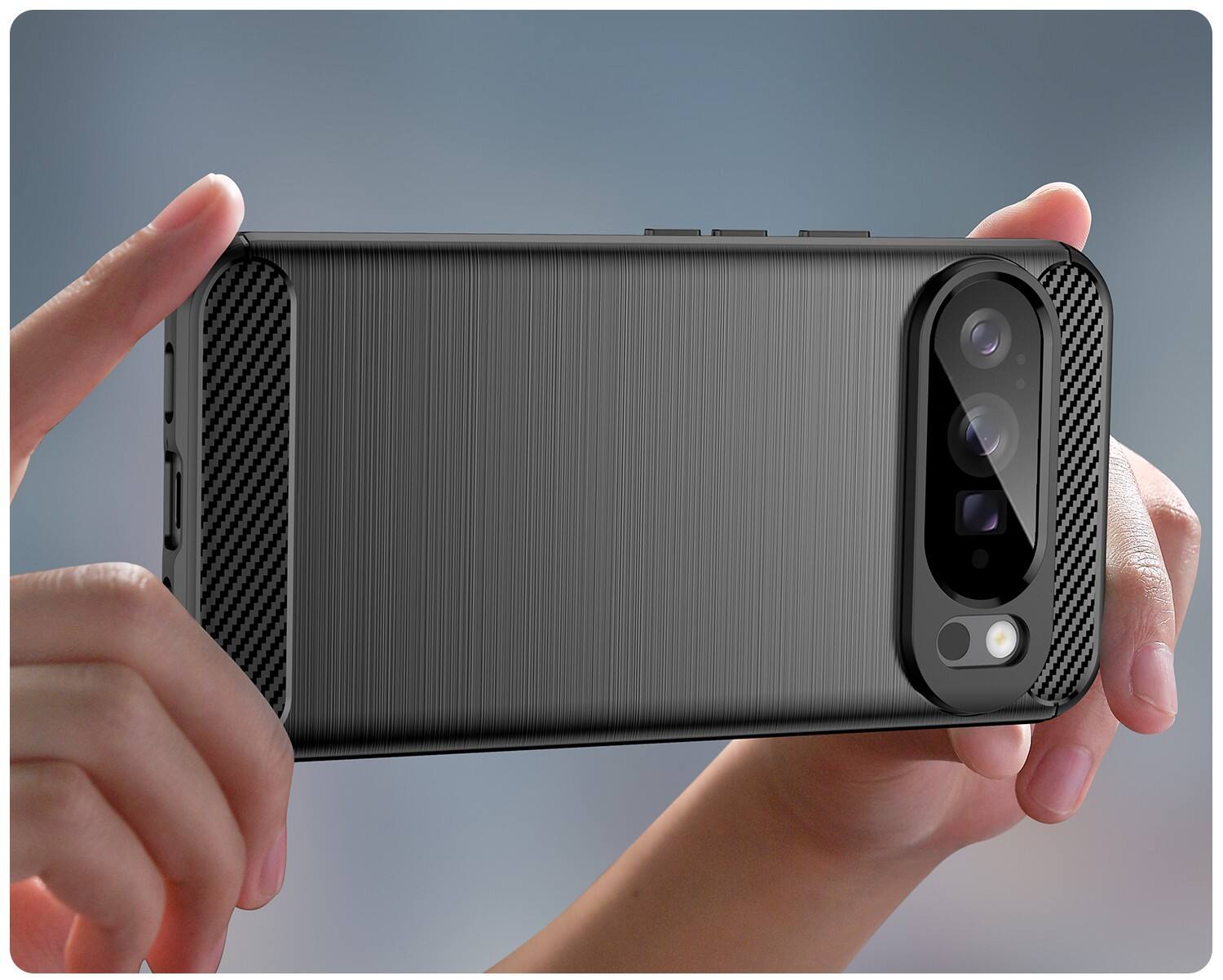 Alt View 5. SaharaCase - Venture Series Anti-Slip Case for for Google Pixel 10 Pro XL - Scoprion Black - Black.