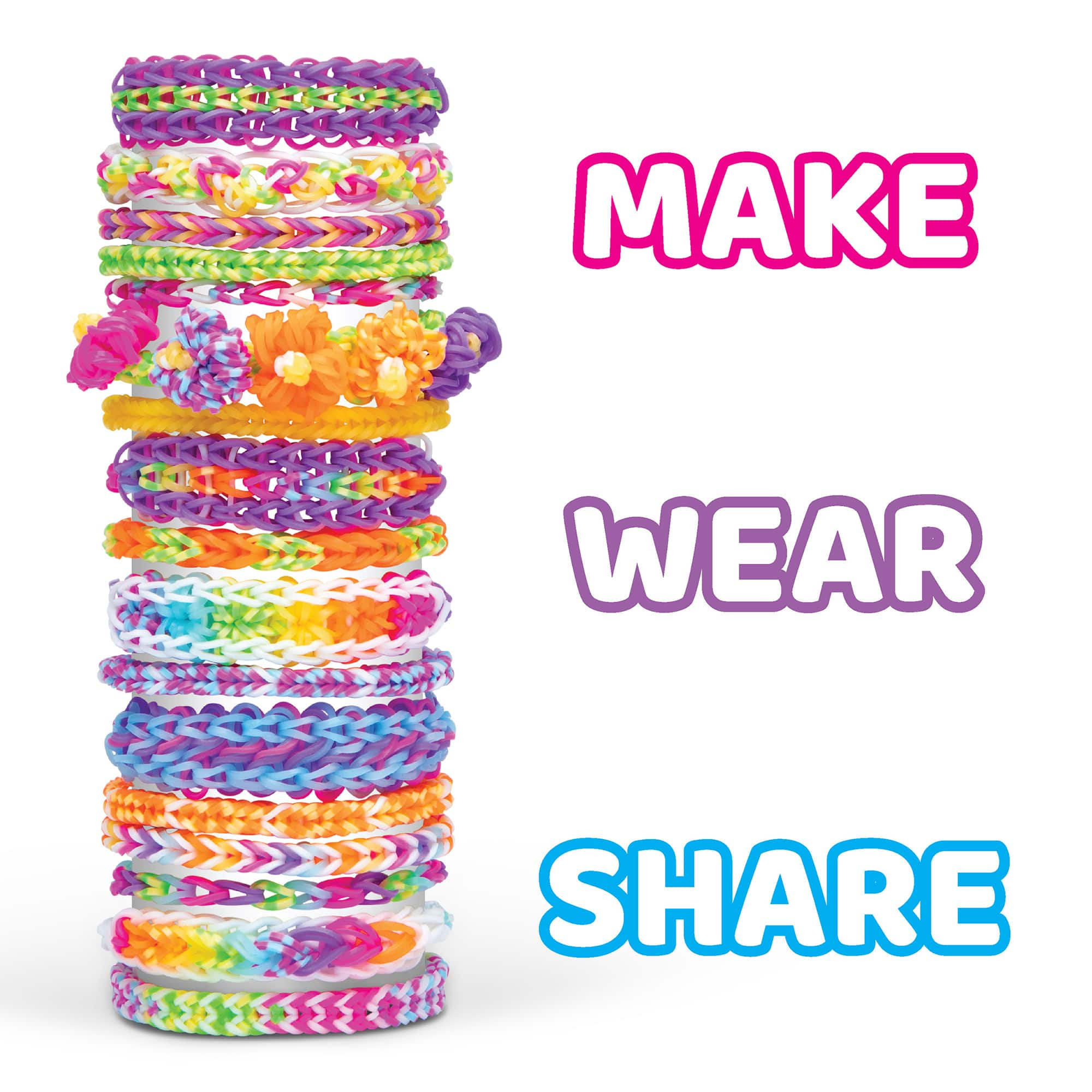 Choon's Design Rainbow Loom- Combo Set Features 4,000 Rubber Bands 