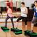 Alt View 4. BalanceFrom Fitness - BalanceFrom Fitness Adjustable Workout Aerobic Step Platform Trainer w/Raisers - Green.
