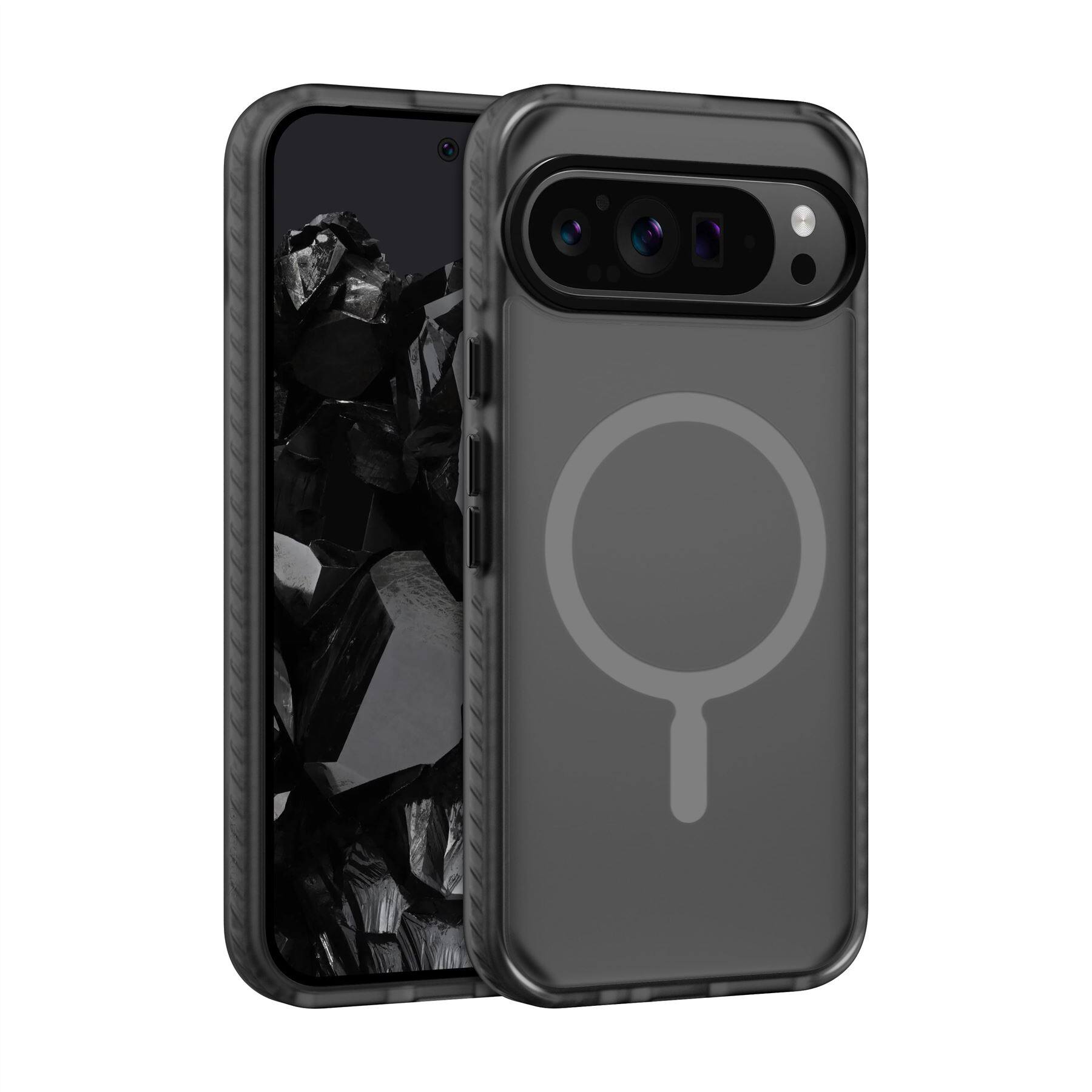 Front. Nimbus9 - Nimbus9 Phantom 3 Google Pixel 9 Pro XL - Smoke (Magsafe) - Smoke (Gray).