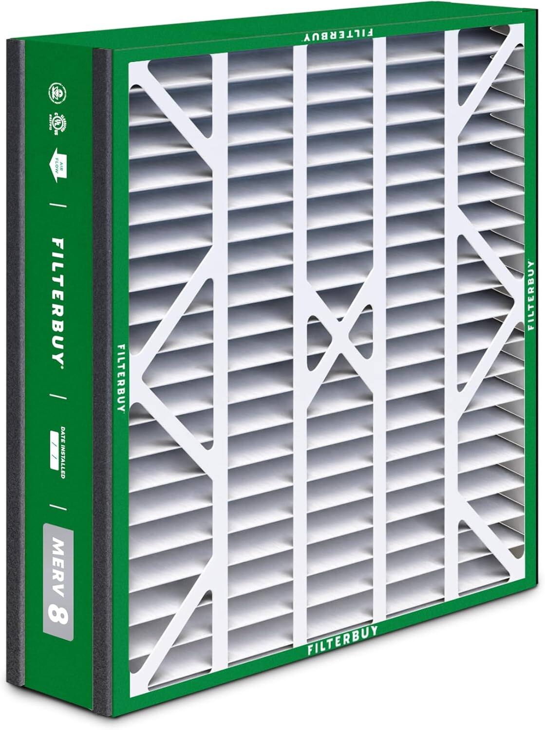 FILTERBUY  
AIR FLOW  
FILTERBUY  
DATE INSTALLED  
FILTERBUY  
MERV 8  
FILTERBUY