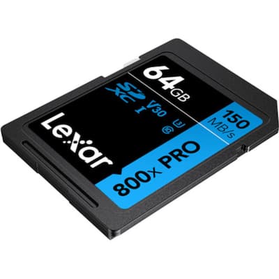 Lexar 64GB High Performance 800x PRO UHS I SDXC Memory Card Lexar 64GB High Performance 800x PRO UHS I SDXC Memory Card