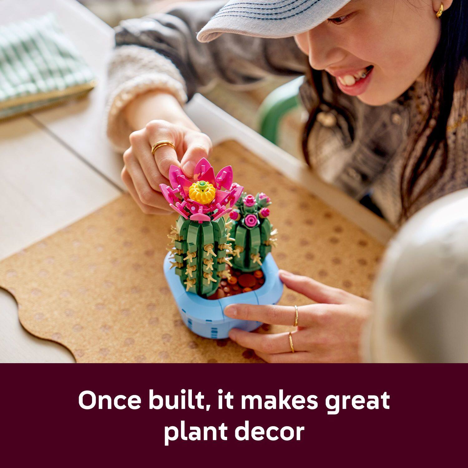 Once built, it makes great plant decor