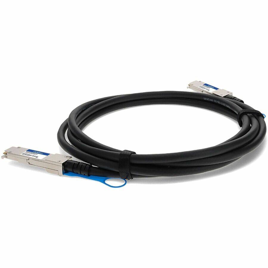 Alt View 5. AddOn - AddOn Cisco Meraki® Compatible TAA Compliant 100GBase-CU QSFP28 Direct Attach Cable (Passive Twinax, 0.5m) - 1.64 ft - White.