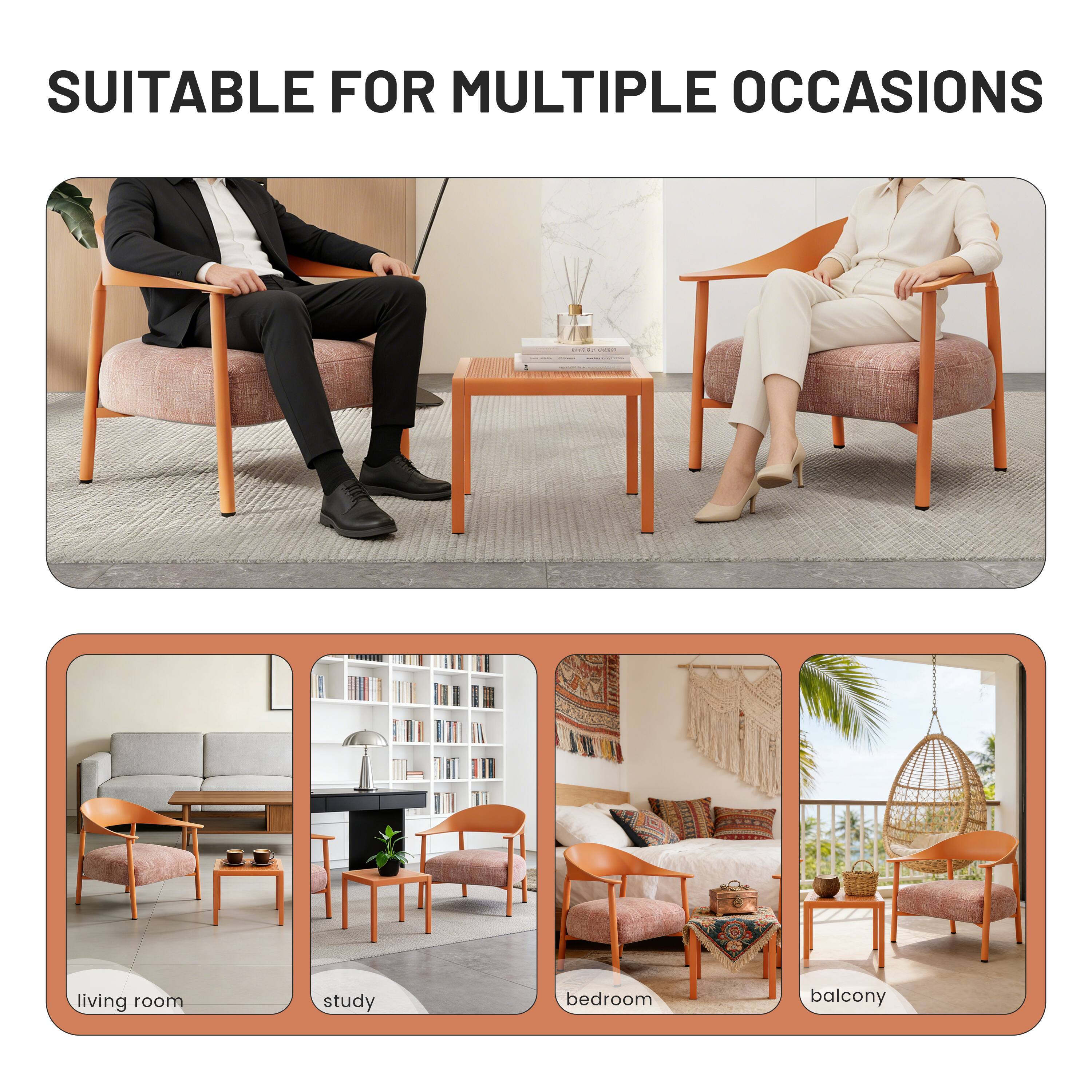 SUITABLE FOR MULTIPLE OCCASIONS

- living room
- study
- bedroom
- balcony