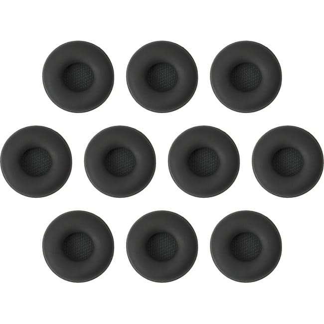 Jabra - Biz 2400II Ear Cushions - Black - Leatherette - 10 Piece