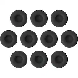 Jabra - Biz 2400II Ear Cushions - Black - Leatherette - 10 Piece