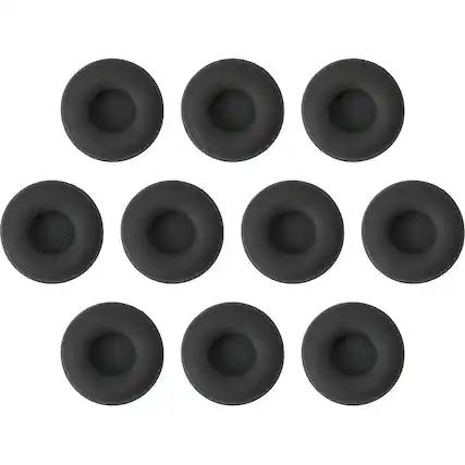 Front. Jabra - Jabra Biz 2400II Ear Cushions - Black - Leatherette - 10 Piece.