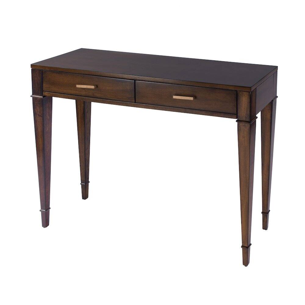 Alt View 1. Butler Specialty - Kai 2 Drawer 45" Wood Console Table - Medium Brown.