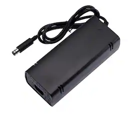 Microsoft - AC Power Supply Adapter (A11-120P2A) Replacement Compatible For Xbox 360 E - Black