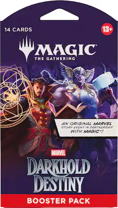 Wizards of The Coast - Magic: The Gathering Marvel: Darkhold Destiny Booster Pack Sleeve