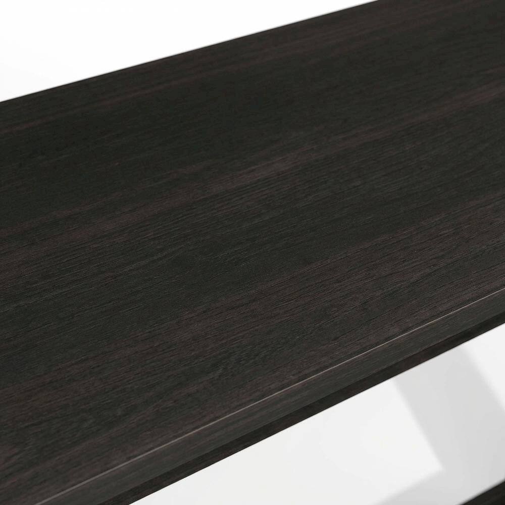 Alt View 1. BisonOffice - Black Espresso Computer Desk With Modern Workspace Design - Black.
