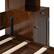 Alt View 5. Anysun - Queen Size Murphy Bed with Desk & Storage, Space-Saving Wood Wall Bed with Cabinets & Drawers - Brown.