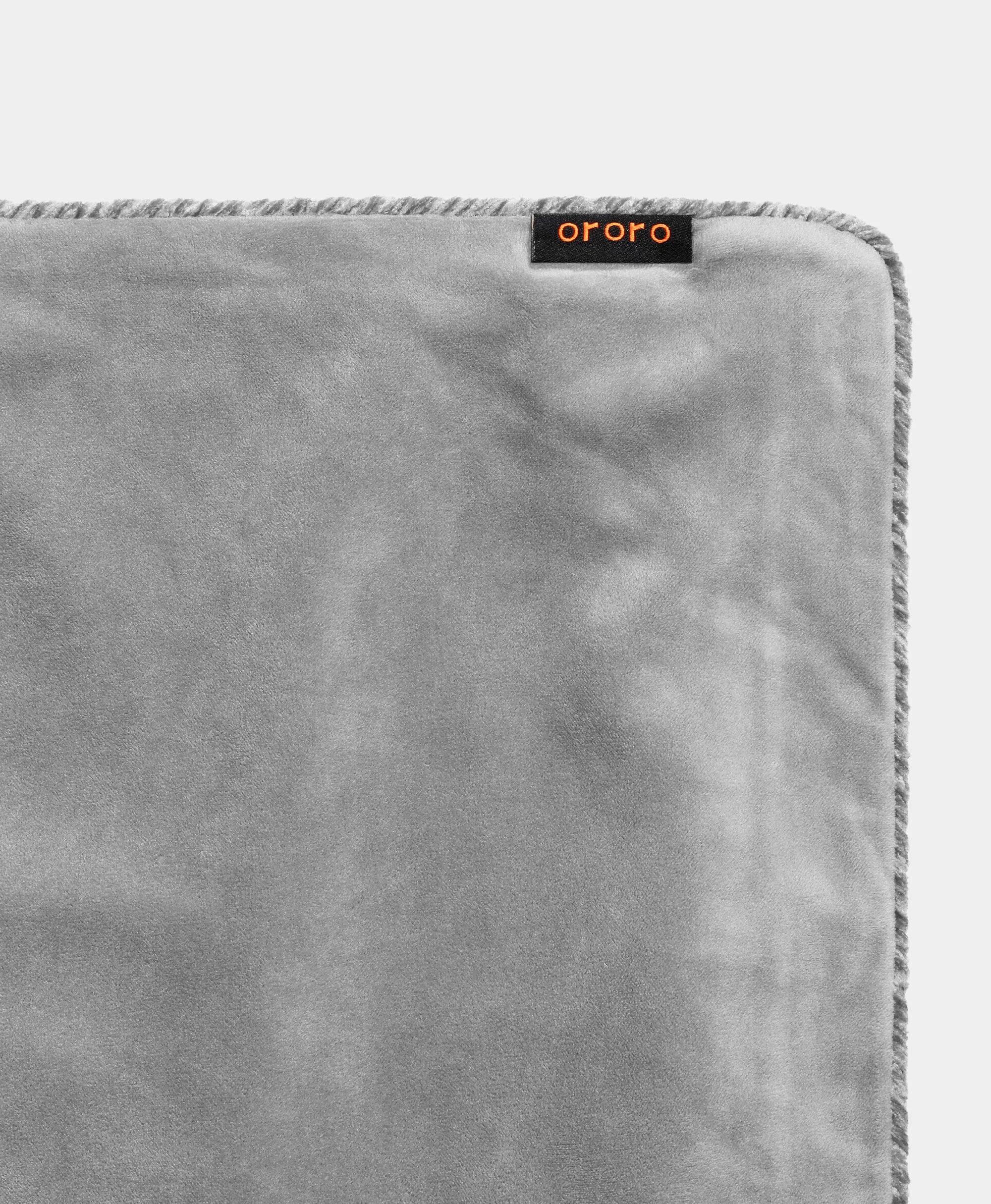 Alt View 1. ororo - Heated Pillowcase 18" - Gray.