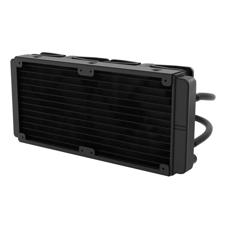 Alt View 2. Cluzine - 360mm Integrated CPU Water Cooler with RGB Fans Liquid Heatsink - Black.